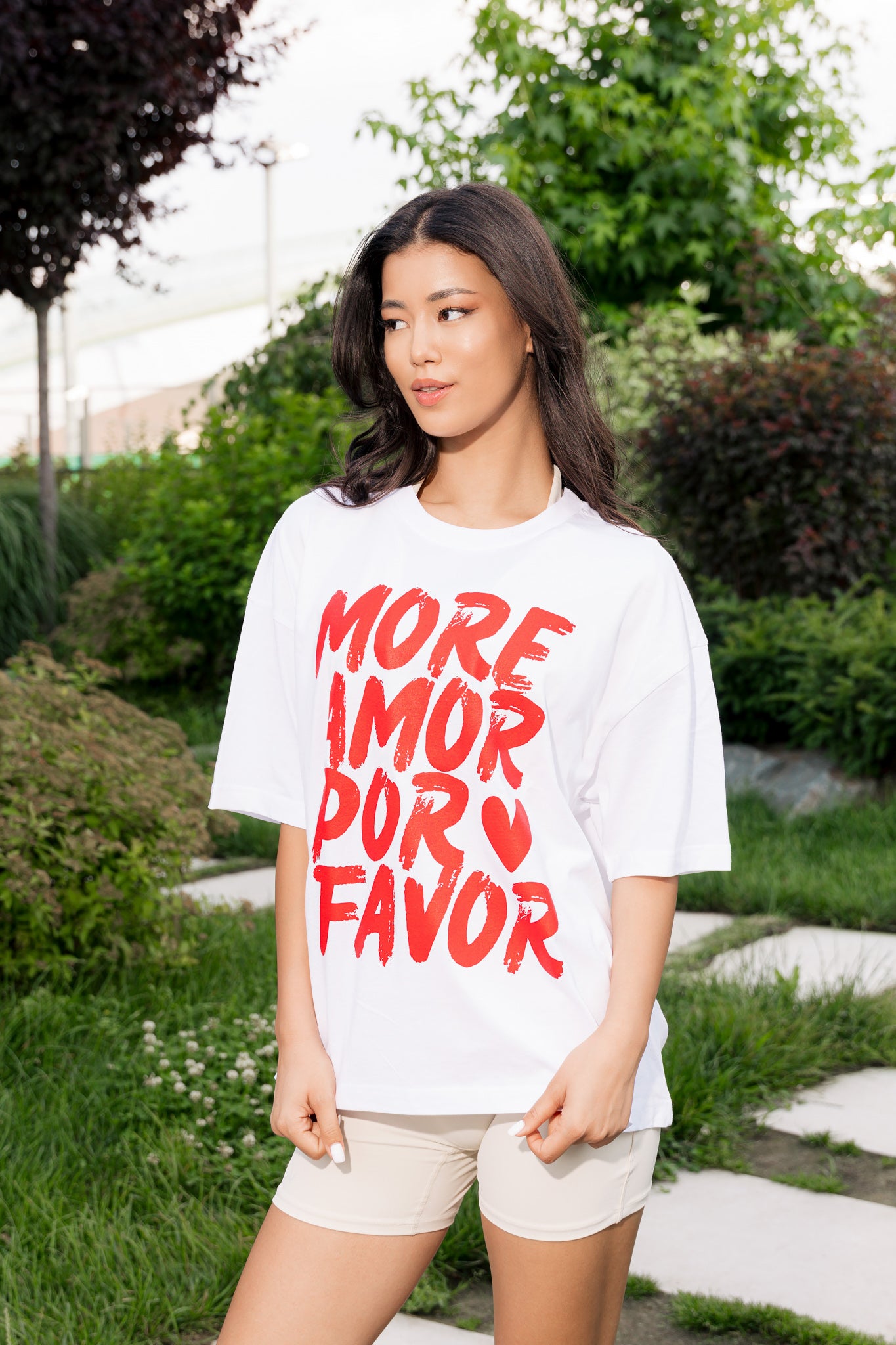 TRICOU DIN BUMBAC ORGANIC - AMOR